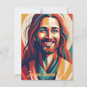 Carte De Correspondance Jésus t'aime