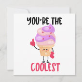 Carte De Correspondance Jeu de crème glacée cool (Devant)