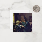 Carte De Correspondance Johannes Vermeer - L'astronome (Devant/Arrière en situation)