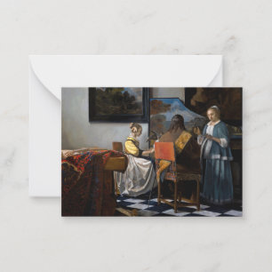Carte De Correspondance Johannes Vermeer - Le Concert