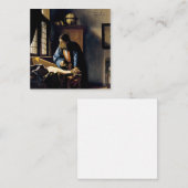 Carte De Correspondance Johannes Vermeer - Le géographe (Devant / Derrière)