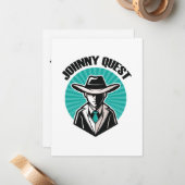 Carte De Correspondance Johnny Quest (Devant/Arrière en situation)