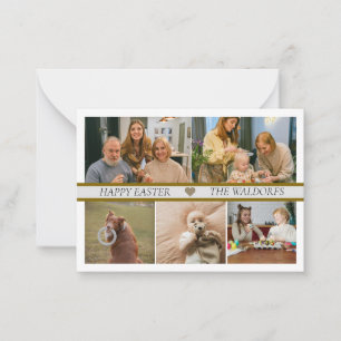 Carte De Correspondance Joie de Pâques Personnalisée : Photo et Texte Pers