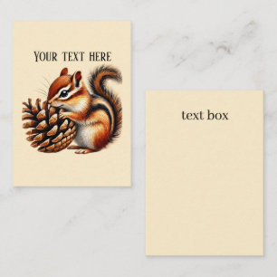 Carte De Correspondance Joli ajout de texte tamia