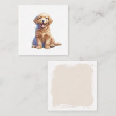 Carte De Correspondance Joli chiot (Devant / Derrière)