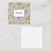 Carte De Correspondance Joli Fleur sauvage (Devant / Derrière)