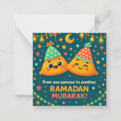 Carte De Correspondance Joli Ramadan Moubarak (Devant)