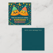 Carte De Correspondance Joli Ramadan Moubarak (Devant / Derrière)