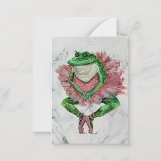 Carte De Correspondance Jolie grenouille (Devant)