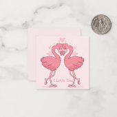 Carte De Correspondance Jolie Saint-Valentin (Devant/Arrière en situation)