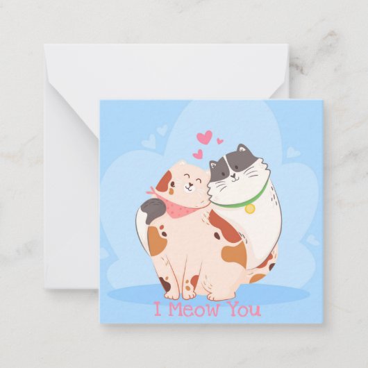 Carte De Correspondance Jolie Saint-Valentin (Devant)