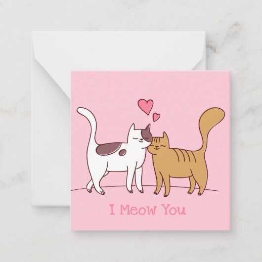 Carte De Correspondance Jolie Saint-Valentin (Devant)