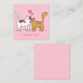 Carte De Correspondance Jolie Saint-Valentin (Devant / Derrière)