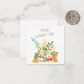 Carte De Correspondance Jolie Saint-Valentin (Devant/Arrière en situation)