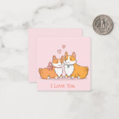 Carte De Correspondance Jolie Saint-Valentin (Devant/Arrière en situation)