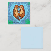 Carte De Correspondance Jolie Saint-Valentin (Devant / Derrière)