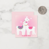 Carte De Correspondance Jolie Saint-Valentin (Devant/Arrière en situation)