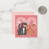 Carte De Correspondance Jolie Saint-Valentin (Devant/Arrière en situation)