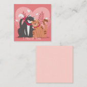 Carte De Correspondance Jolie Saint-Valentin (Devant / Derrière)