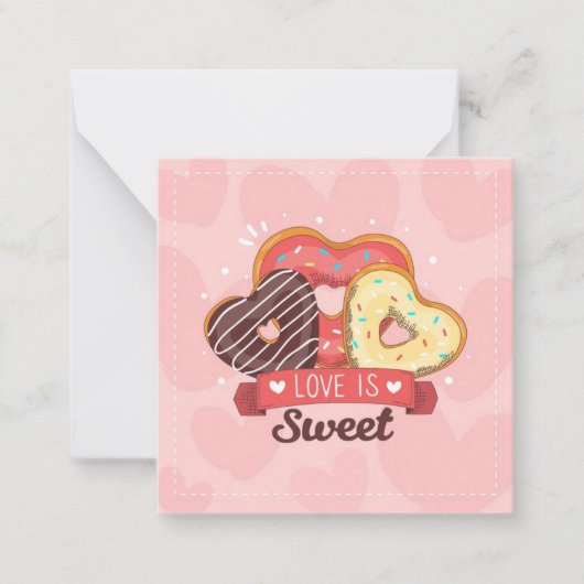 Carte De Correspondance Jolie Saint-Valentin (Devant)