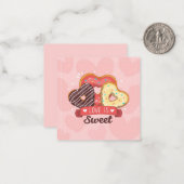 Carte De Correspondance Jolie Saint-Valentin (Devant/Arrière en situation)