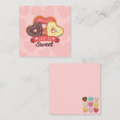 Carte De Correspondance Jolie Saint-Valentin (Devant / Derrière)