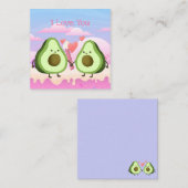 Carte De Correspondance Jolie Saint-Valentin (Devant / Derrière)