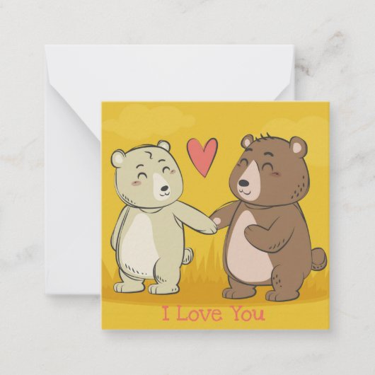 Carte De Correspondance Jolie Saint-Valentin (Devant)