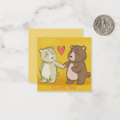 Carte De Correspondance Jolie Saint-Valentin (Devant/Arrière en situation)