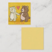 Carte De Correspondance Jolie Saint-Valentin (Devant / Derrière)
