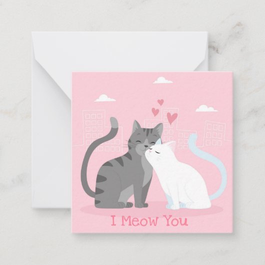 Carte De Correspondance Jolie Saint-Valentin (Devant)