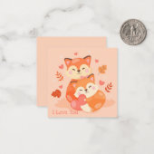 Carte De Correspondance Jolie Saint-Valentin (Devant/Arrière en situation)