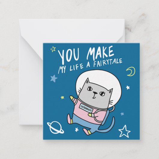 Carte De Correspondance Jolie Saint-Valentin (Devant)