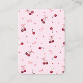 Carte De Correspondance Jolis cœurs rouges Joyuse Saint-Valentin   (Dos)