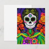 Carte De Correspondance Jour des morts (Devant / Derrière)