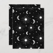 Carte De Correspondance Jour et nuit 3 (Devant / Derrière)