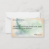 Carte De Correspondance Joy To The World Nativité Note Card (Dos)