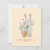 Carte De Correspondance Joyeuse fête des Mères (Devant)