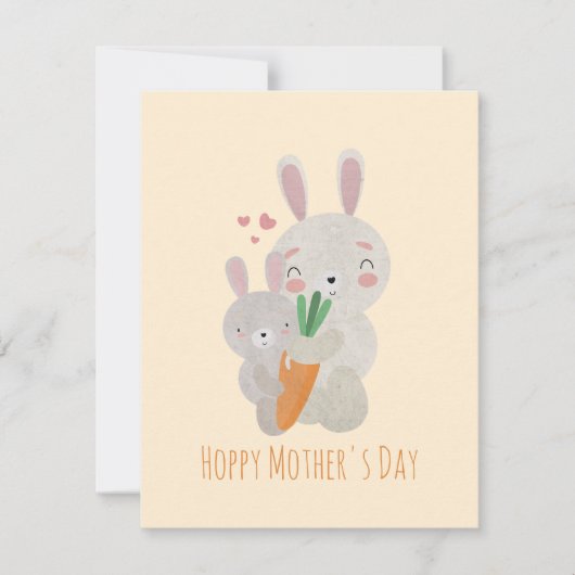 Carte De Correspondance Joyeuse Fête des Mères (Devant)