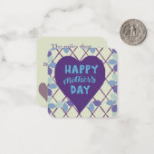 Carte De Correspondance Joyeuse fête des Mères (Devant/Arrière en situation)