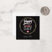 Carte De Correspondance Joyeuse fête des mères (Devant/Arrière en situation)
