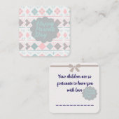 Carte De Correspondance Joyeuse Fête des Parents (Devant / Derrière)