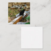 Carte De Correspondance Joyeuse Journée des Chats Noirs ! (Devant / Derrière)