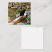 Carte De Correspondance Joyeuse Journée des Chats Noirs ! (Devant / Derrière)