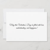 Carte De Correspondance joyeuse saint-valentin 7 photos collage sur mesure (Dos)