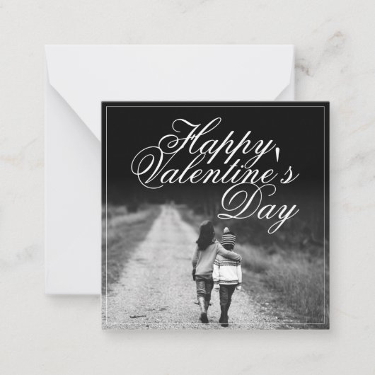 Carte De Correspondance Joyeuse Saint-Valentin - côte à côte (Devant)