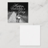Carte De Correspondance Joyeuse Saint-Valentin - côte à côte (Devant / Derrière)