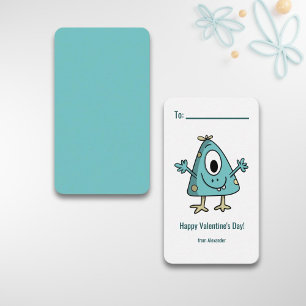 Carte De Correspondance Joyeuse Saint-Valentin en classe Monstre