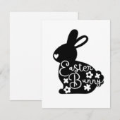 Carte De Correspondance Joyeuses Pâques (Devant / Derrière)