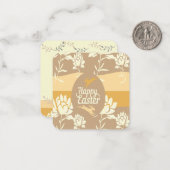 Carte De Correspondance Joyeuses Pâques (Devant/Arrière en situation)